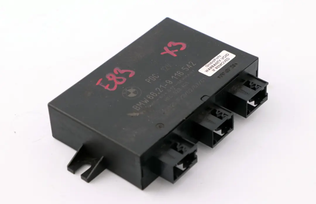 BMW E39 X5 E53 X3 E83 PDC Parking Distance Control Unit Active Module - SKU 9116542 - Part number 9129816