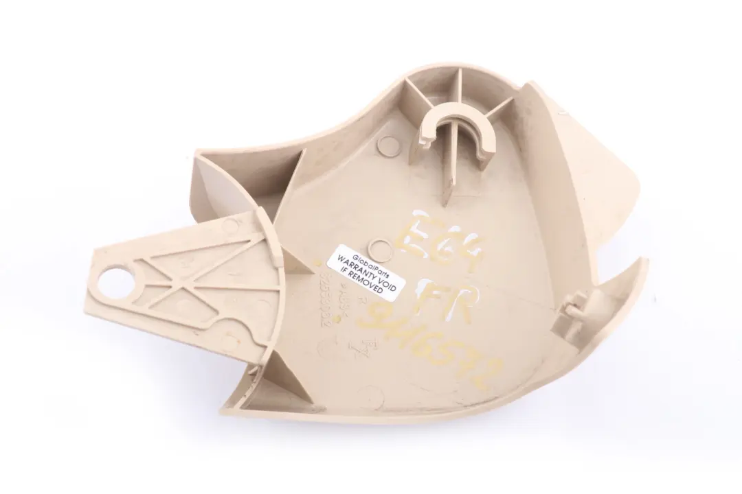 Front Seat Fitting Right O/S Cover Trim Beige 8255366 to BMW 3 6 Series E64 E93 with Part number 9116572 BMW 3 6 Series E64 E93 Front Seat Fitting Right O/S Cover Trim Beige 8255366 - SKU 9116572 - Part number 9116572