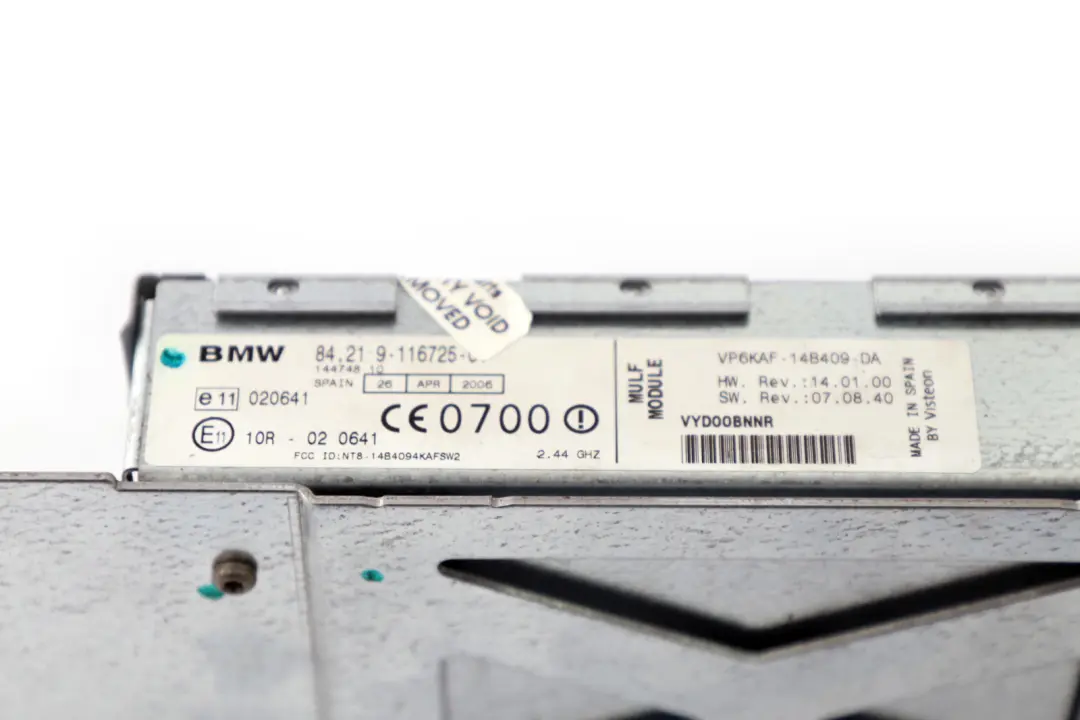 BMW 1 3 er E81 E87 E90 MULF Ladefreisprechelektronik Steuergerät Modul - SKU 9116725 - Teilenummer 9116725