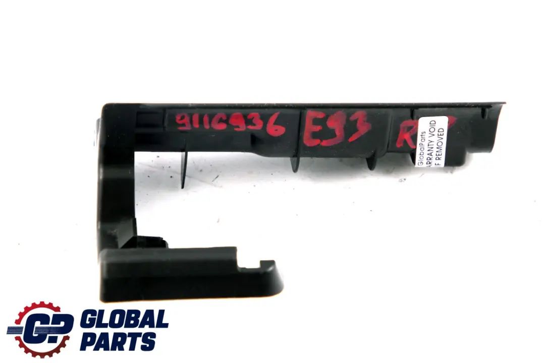 BMW 3 Series E93 Recouvrement Siège Avant Droit Noir - SKU 9116936 - Numéro de pièce 9116936