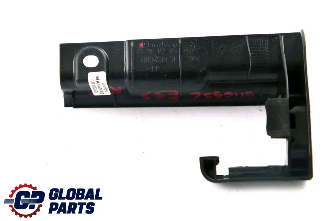 BMW 3 Series E93 Recouvrement Siège Avant Droit Noir - SKU 9116936 - Numéro de pièce 9116936
