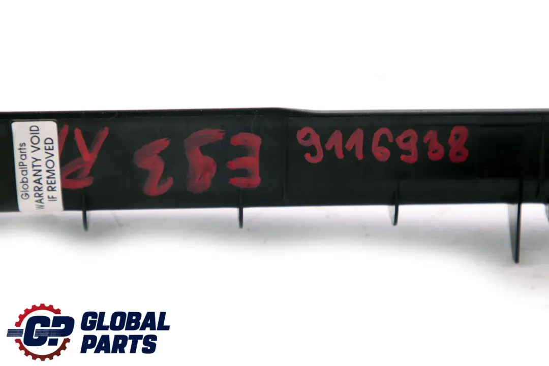 BMW 3 Reihe E93 Blende Sitzschiene Rechts Hinten Schwarz - SKU 9116938 - Teilenummer 9116938