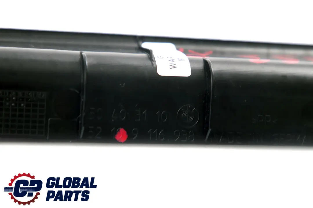 BMW 3 Reihe E93 Blende Sitzschiene Rechts Hinten Schwarz - SKU 9116938 - Teilenummer 9116938