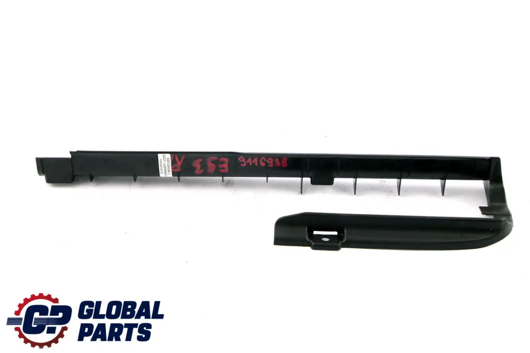 BMW 3 Reihe E93 Blende Sitzschiene Rechts Hinten Schwarz - SKU 9116938 - Teilenummer 9116938
