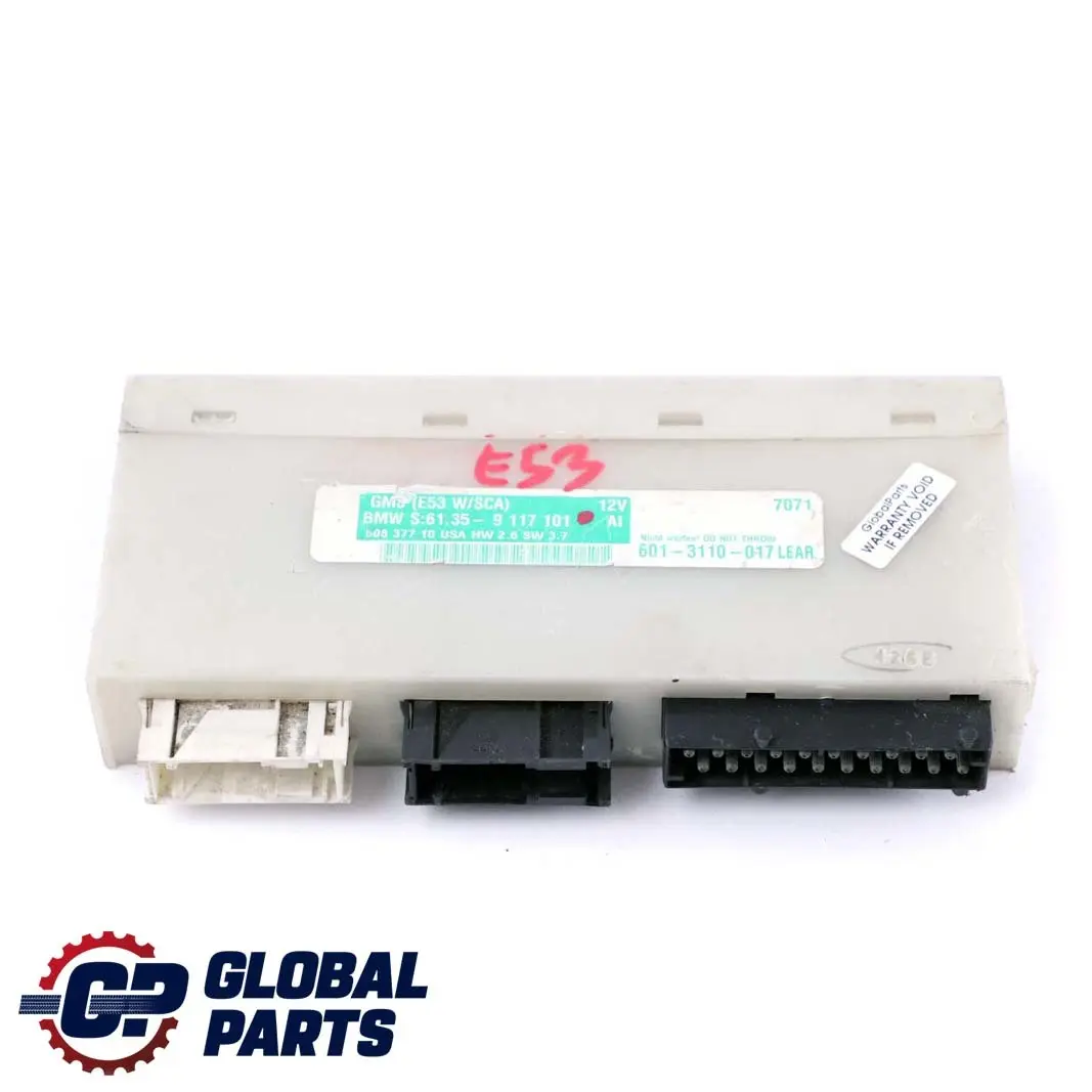 Basic Body Control Unit Module GM3 to BMW X5 Series E53 with Part number 9117101 BMW X5 Series E53 Basic Body Control Unit Module GM3 - SKU 9117101 - Part number 9117101