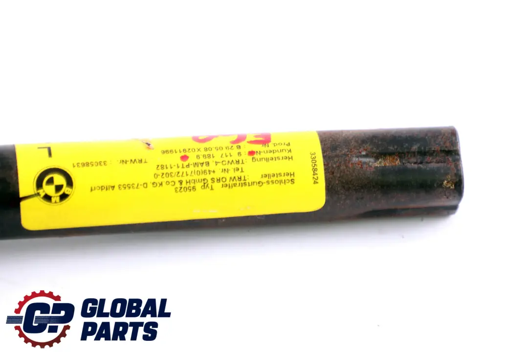 BMW 5 Series E60 E61 LCI Lower Seat Belt Rear Left N/S Tensioner - SKU 9117189 - Part number 72116975363