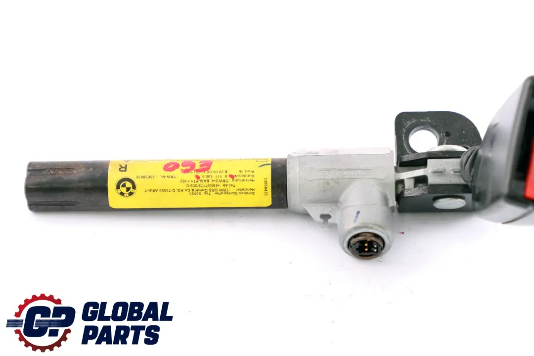 Lower Belt With Right O/S Belt Tensioner to BMW 5 Series E60 E61 LCI with Part number 9117190 BMW 5 Series E60 E61 LCI Lower Belt With Right O/S Belt Tensioner - SKU 9117190 - Part number 9117190