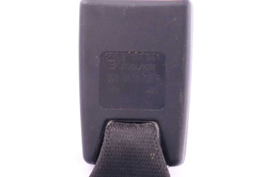 BMW E81 E87 E88 E90 E91 Rear Seat Belt Clip Buckle Single - SKU 9117261 - Part number 9117261
