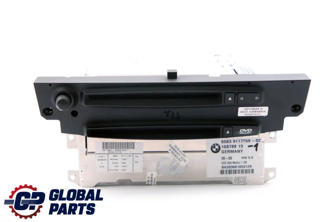 CCC CD Professional Navigation Controller to BMW 5 Series E60 E61 1 with Part number 9117559 BMW 5 Series E60 E61 1 CCC CD Professional Navigation Controller - SKU 9117559-1 - Part number 9117559