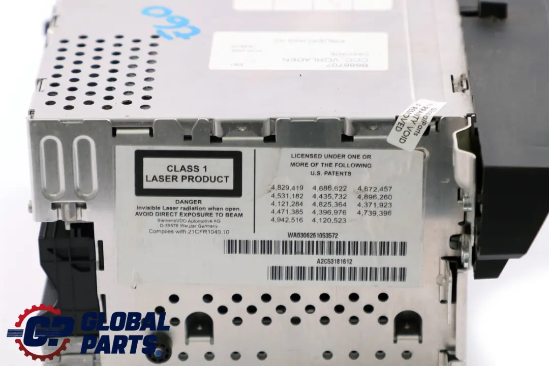 BMW 5 Series E60 E61 CCC CD Professional Navigation System Controller - SKU 9117559 - Part number 6974913