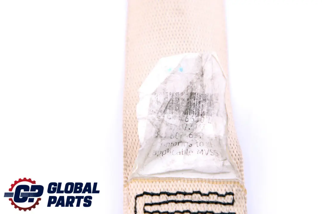 BMW 3 Series E93 Seat Upper Belt Front Left N/S Creambeige - SKU 9117657 - Part number 9117657