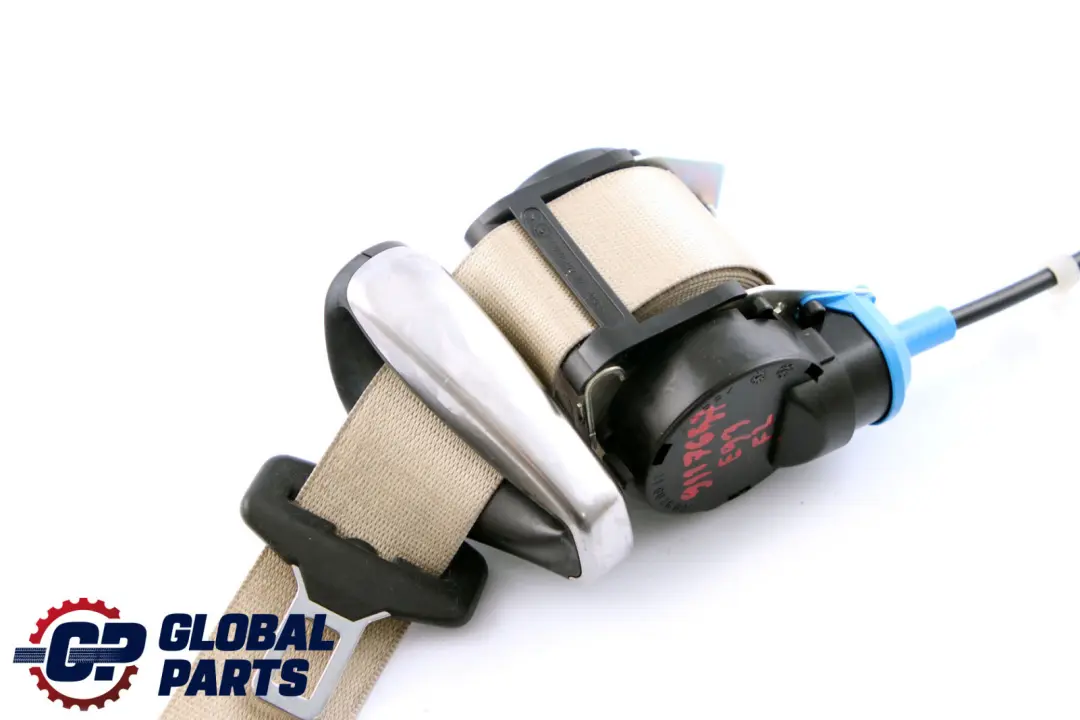 BMW 3 Series E93 Seat Upper Belt Front Left N/S Creambeige - SKU 9117657 - Part number 9117657
