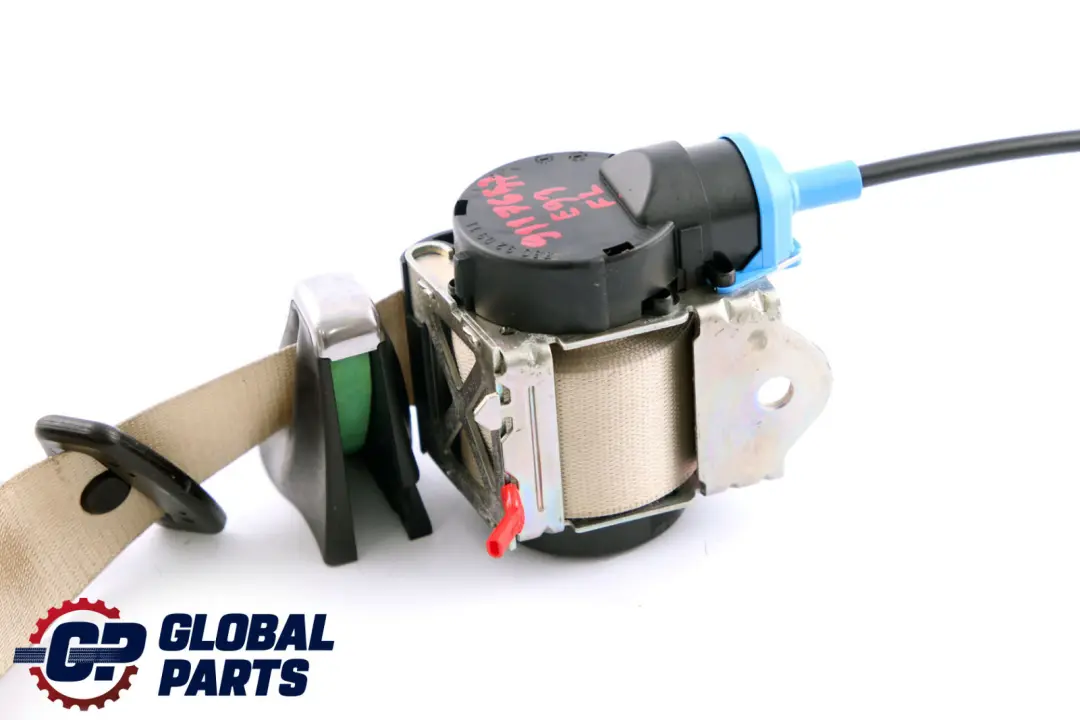 BMW 3 Series E93 Seat Upper Belt Front Left N/S Creambeige - SKU 9117657 - Part number 9117657