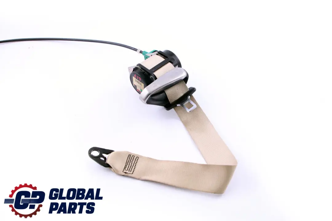Upper Belt Front Right O/S Creambeige to BMW 3 Series E93 Seat with Part number 9117658 BMW 3 Series E93 Seat Upper Belt Front Right O/S Creambeige - SKU 9117658 - Part number 9117658