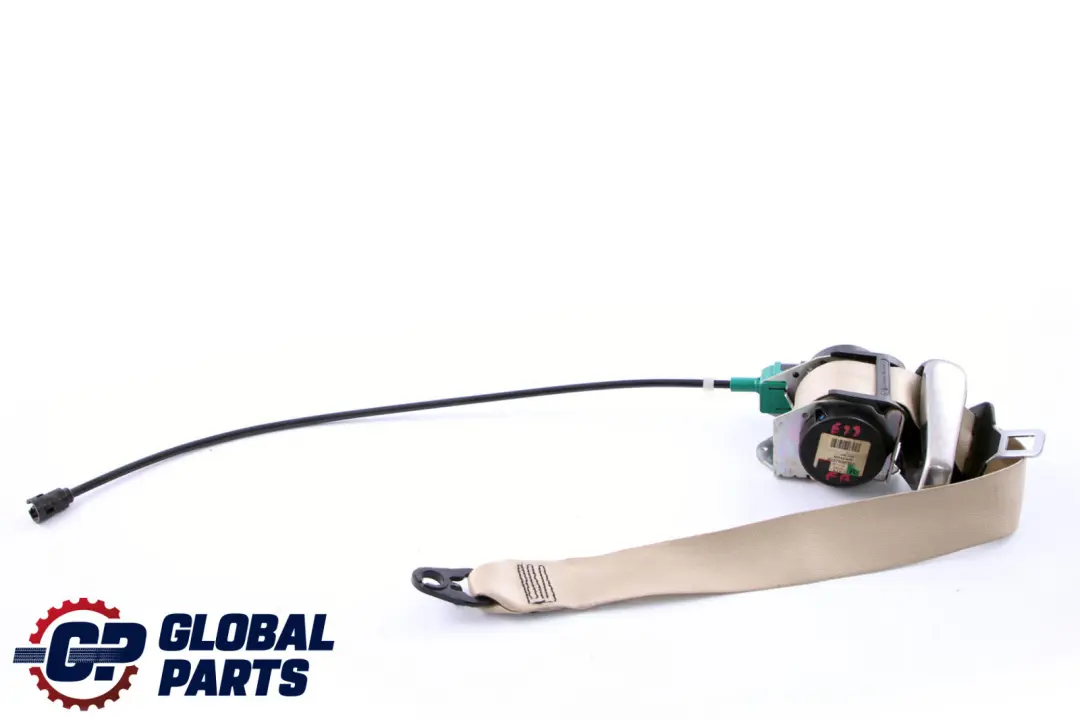 Upper Belt Front Right O/S Creambeige to BMW 3 Series E93 Seat with Part number 9117658 BMW 3 Series E93 Seat Upper Belt Front Right O/S Creambeige - SKU 9117658 - Part number 9117658