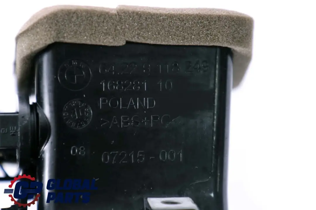BMW F01 F02 F03 Kratka Nawiewu Tunelu Tył Tylna - SKU 9118249 - Numer Części 9118249