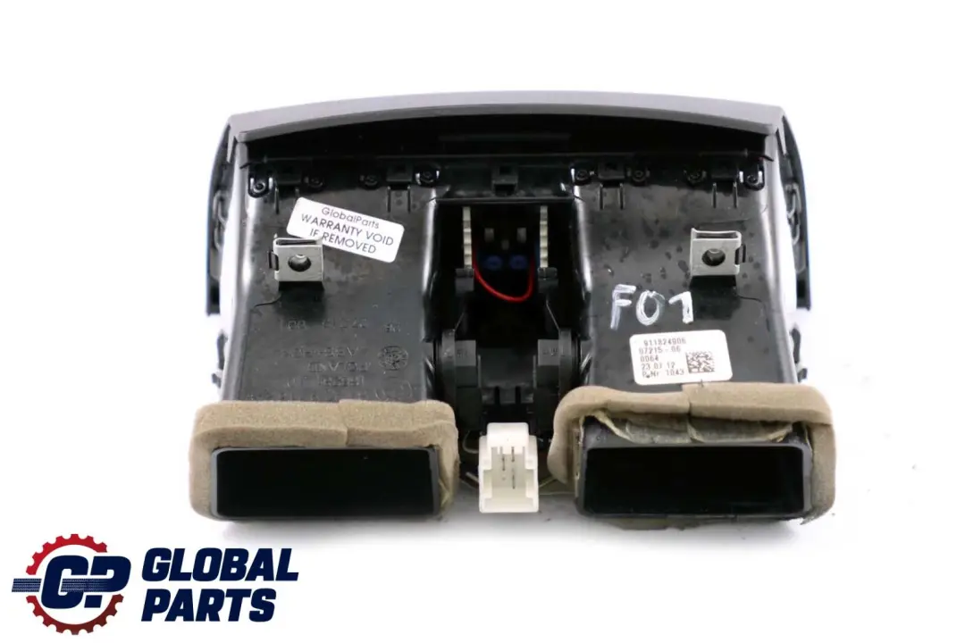 BMW F01 F02 F03 Griglia Aria Fresca Centro Sfiato Cruscotto - SKU 9118249 - Numero di parte 9118249