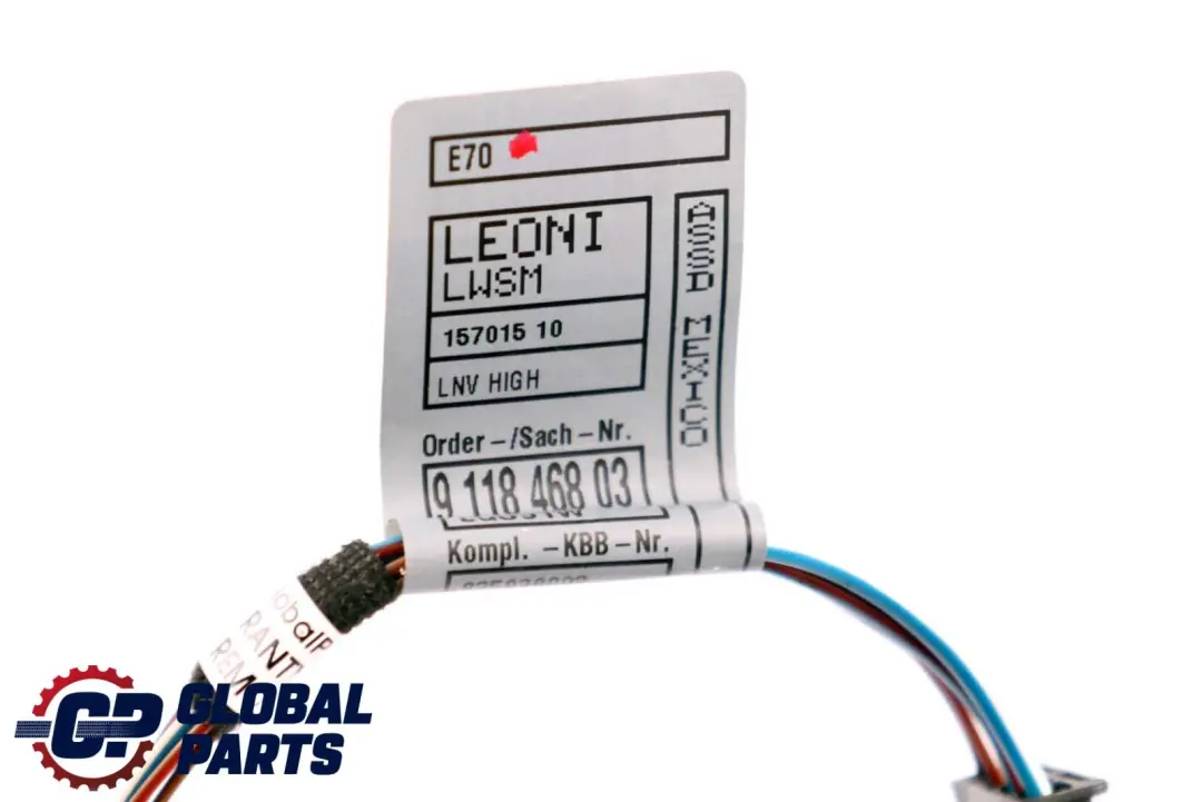 Ajuste del respaldo del asiento Adaptador Cable para BMW X5 X6 Serie E70 E71 con número de pieza 9118468 BMW X5 X6 Serie E70 E71 Ajuste del respaldo del asiento Adaptador Cable - SKU 9118468 - Número de pieza 9118468