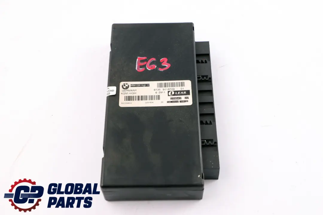 BMW 6 Series E63 Body Gateway Module KGM HIGH LEAR 6135 - SKU 9118729-1 - Part number 9118729