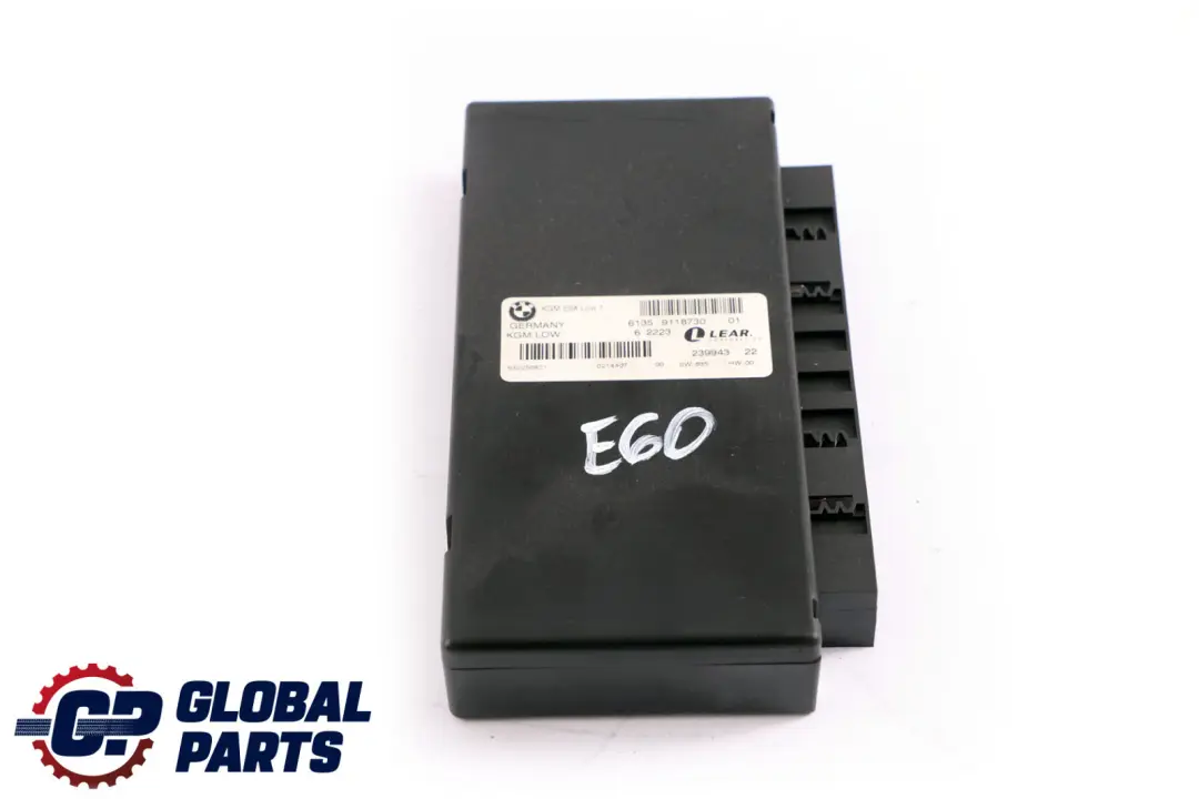 Body Gateway Module KGM LOW LEAR 6135 to BMW 5 6 Series E60 E61 E63 with Part number 9118730 BMW 5 6 Series E60 E61 E63 Body Gateway Module KGM LOW LEAR 6135 - SKU 9118730 - Part number 9118730