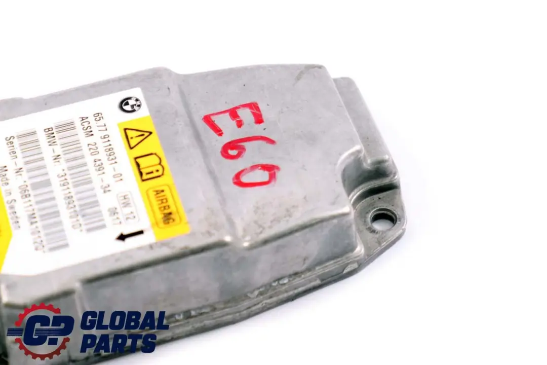 Modulo centralina airbag per BMW E60 E61 LCI con numero di parte 9118931 BMW E60 E61 LCI Modulo centralina airbag - SKU 9118931 - Numero di parte 9118931