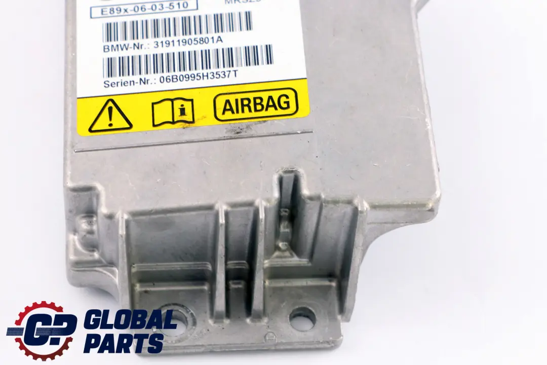 Airbag Control Unit ECU NO CRASH DATA BMW E81 E87 E90 E91 - SKU 9119058 - Part number 9119058