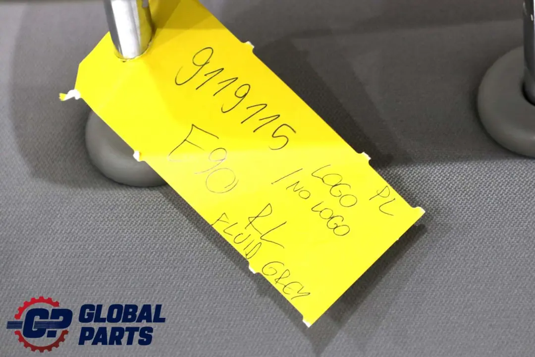 Asiento trasero izquierdo cubierta respaldo bolsa esquí Fluid Grey para BMW 3 E90 con número de pieza 9119115 BMW 3 E90 Asiento trasero izquierdo cubierta respaldo bolsa esquí Fluid Grey - SKU 9119115 - Número de pieza 9119115