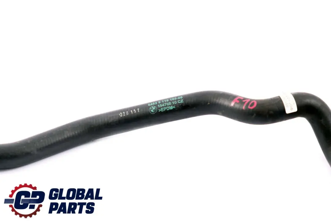 BMW 5 6 F01 F10 F11 F12 F13 LCI Tuyau d'entree d'eau de chauffage - SKU 9119169 - Numéro de pièce 9119169