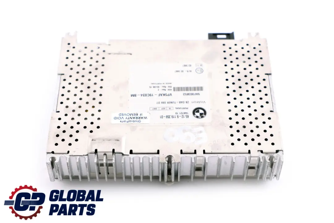 BMW E60 E61 E63 E81 E87 E90 E91 DAB Radio Tuner Module - SKU 9119359 - Número de pieza 9119355