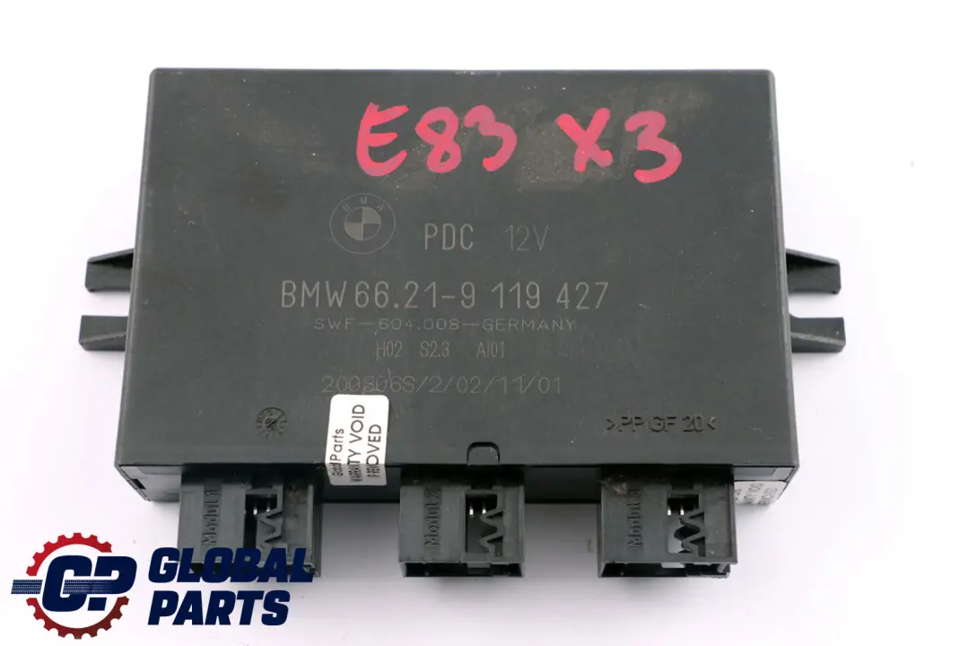 PDC Unidad Control Distancia Aparcamiento Módulo Activo para BMW X3 X5 E53 E83 con número de pieza 9129816 BMW X3 X5 E53 E83 PDC Unidad Control Distancia Aparcamiento Módulo Activo - SKU 9119427 - Número de pieza 9129816