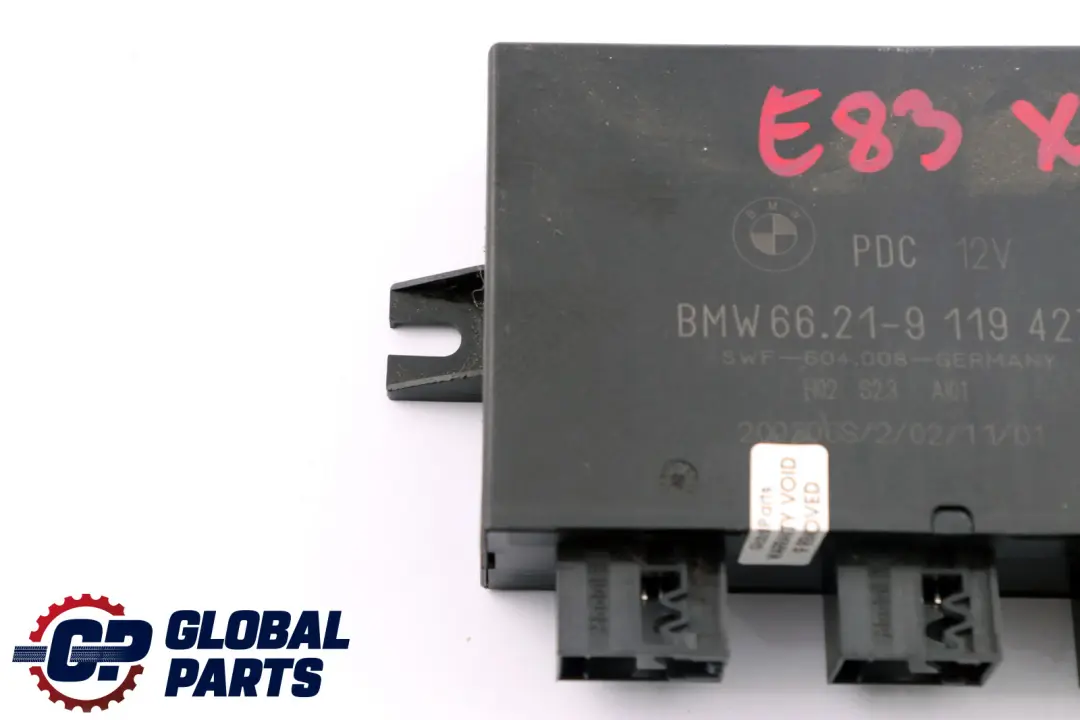 Steuergerät PDC Aktiv 6620 für BMW X3 X5 er E53 E83 mit Teilenummer 9129816 BMW X3 X5 er E53 E83 Steuergerät PDC Aktiv 6620 - SKU 9119427 - Teilenummer 9129816