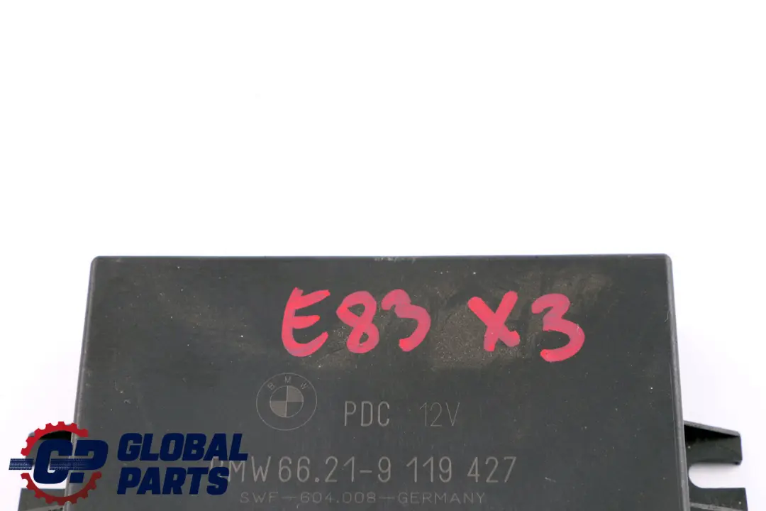 PDC Unidad Control Distancia Aparcamiento Módulo Activo para BMW X3 X5 E53 E83 con número de pieza 9129816 BMW X3 X5 E53 E83 PDC Unidad Control Distancia Aparcamiento Módulo Activo - SKU 9119427 - Número de pieza 9129816