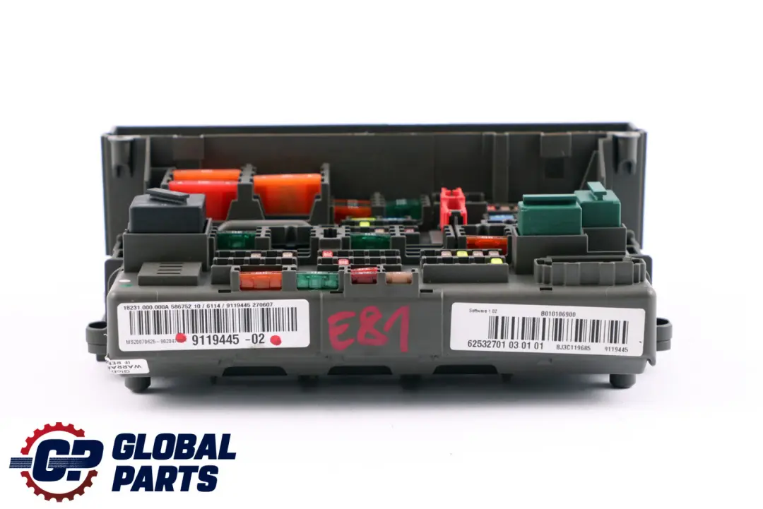 BMW Series E81 E87 E90 E91 Power Distribution Fuse Box Front - SKU 9119445 - Part number 9119445
