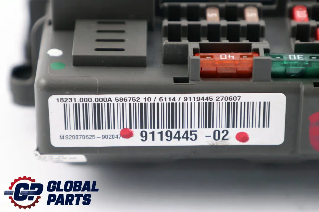 BMW Series E81 E87 E90 E91 Power Distribution Fuse Box Front - SKU 9119445 - Part number 9119445