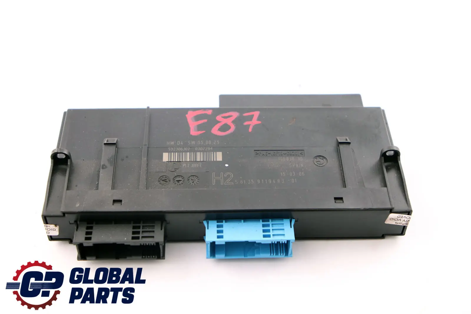 BMW E87 ECU Body Control Module Unit H2 PL2 JBBFE 9119493