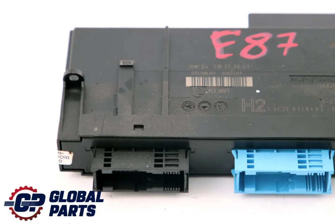 BMW E87 ECU Body Control Module Unit H2 PL2 JBBFE - SKU 9119493 - Part number 9119493