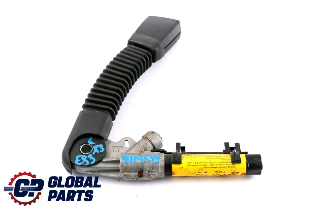 BMW X3 E83 Sitz Untere Gurtstraffer Schnalle Vorne Links - SKU 9119537 - Teilenummer 7078041