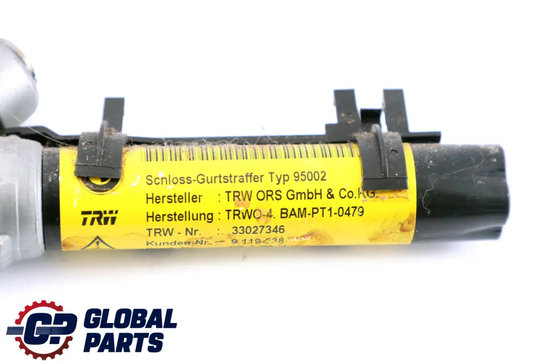 BMW X3 E53 E83 Hebilla Tensor Cinturon Inferior Delantero Derecho - SKU 9119538 - Número de pieza 7078042