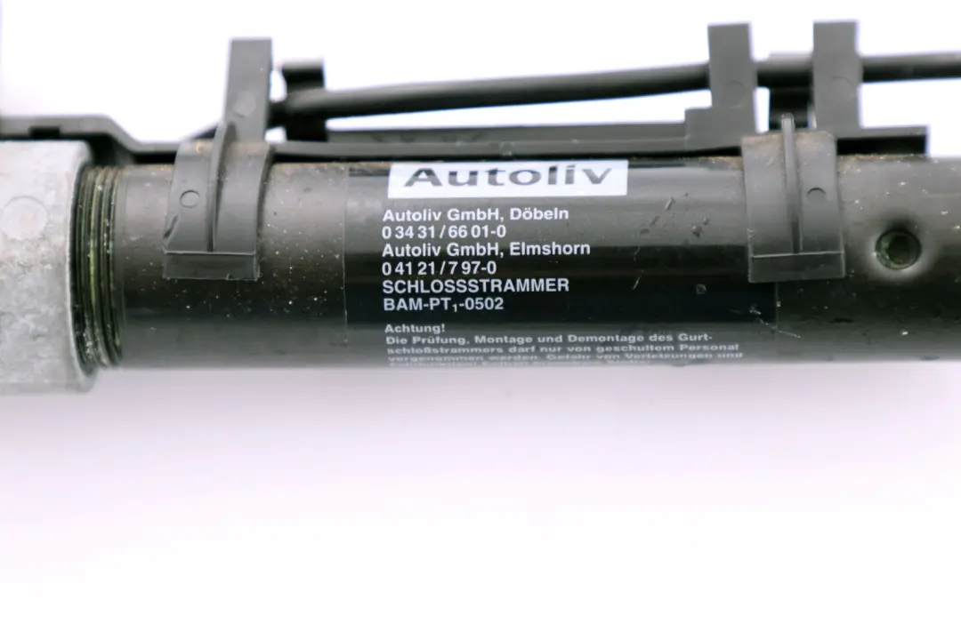 Tensionatore Cintura Sicurezza Sedile Sinistra per BMW E46 E63 con numero di parte 9119551 BMW E46 E63 Tensionatore Cintura Sicurezza Sedile Sinistra - SKU 9119551 - Numero di parte 9119551