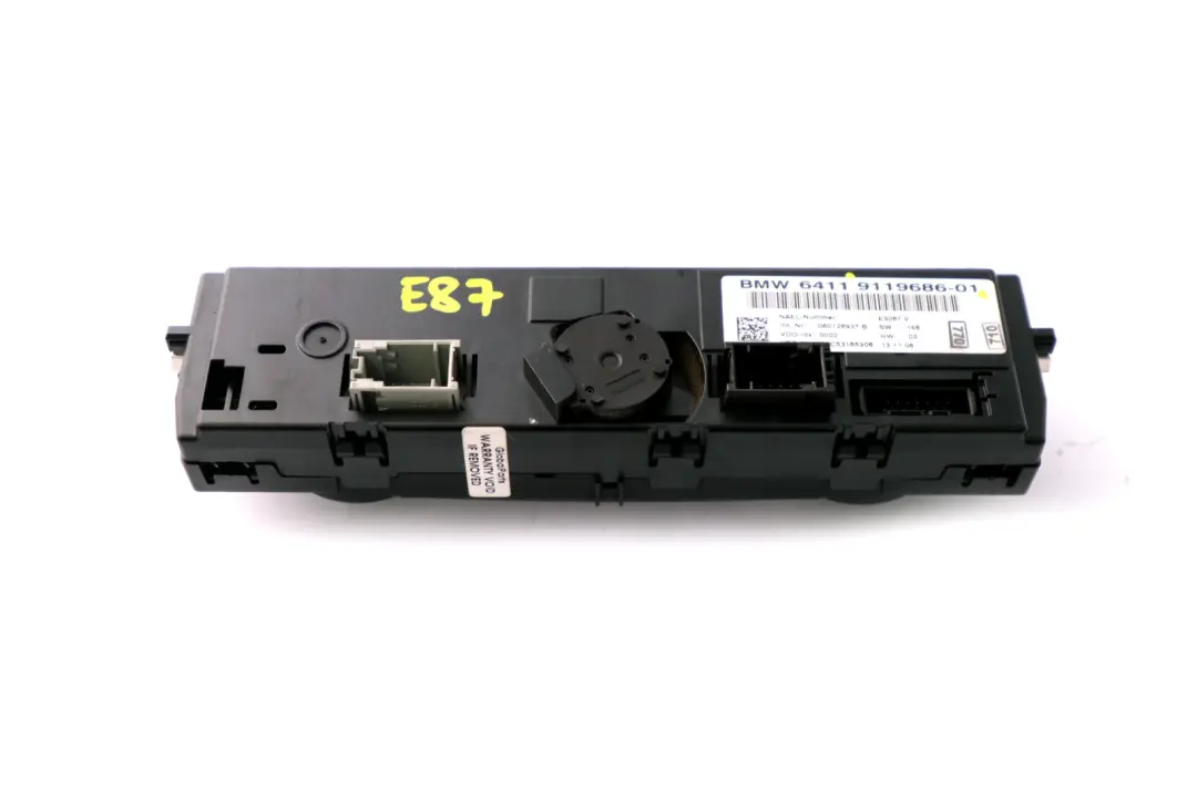  *BMW 1 3 E81 E87 E90 E91 Bedienteil Klimaautomatik Perlglanz Chrom 6411 - SKU 9119686 - Teilenummer 9119686