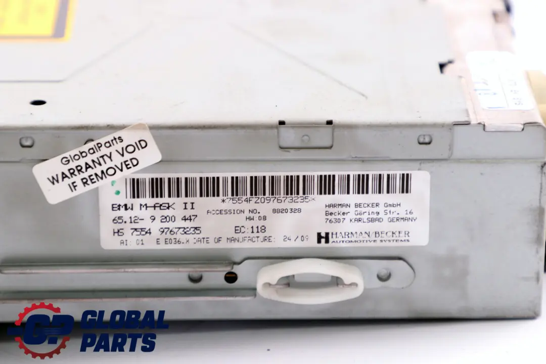BMW E81 E87 E90 Business GPS Controller Sistema Audio - SKU 9119847 - Numero di parte 9119847