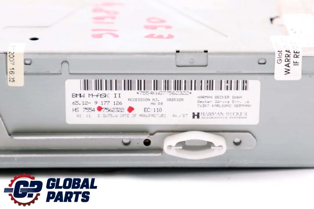 BMW E81 E87 E90 Business GPS Controller Sistema Audio - SKU 9119847 - Numero di parte 9119847