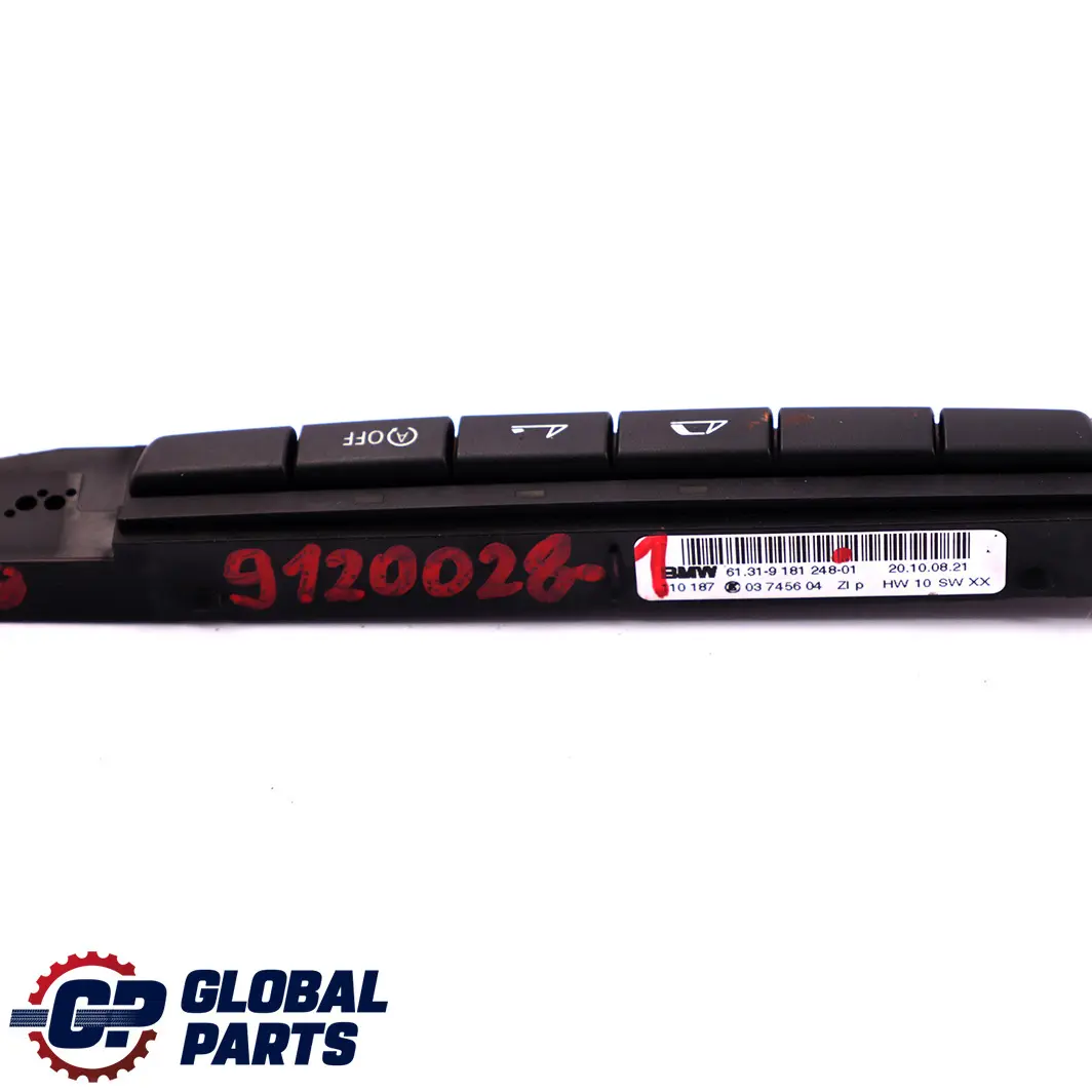 BMW E88 Pannello Controllo Interruttore Console Centrale Pulsanti Centro 9181248 - SKU 9120028-1 - Numero di parte 9120028