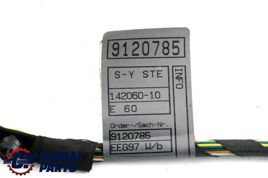 BMW E60 E61 Wiązka Kabli Instalacja Drzwi Przód - SKU 9120788 - Numer Części 9120788