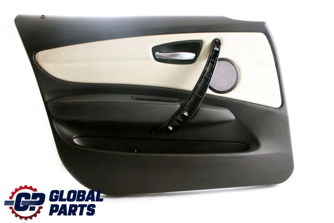 Delantero Izquierdo Panel Forro Puerta Cuero Limón para BMW E87 LCI con número de pieza 9121169 BMW E87 LCI Delantero Izquierdo Panel Forro Puerta Cuero Limón - SKU 9121169 - Número de pieza 9121169