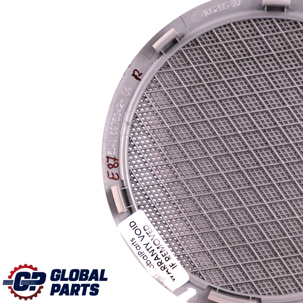BMW E81 E82 E87 LCI Embellecedor Tarjeta Puerta Altavoz Beige Delantero Derecho - SKU 9121188 - Número de pieza 9121188