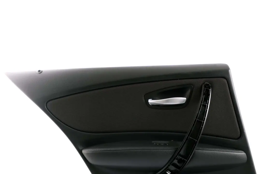 BMW E87 LCI Pannello Porta Tessuto Posteriore Sinistra Antracite - SKU 9121193 - Numero di parte 9121193