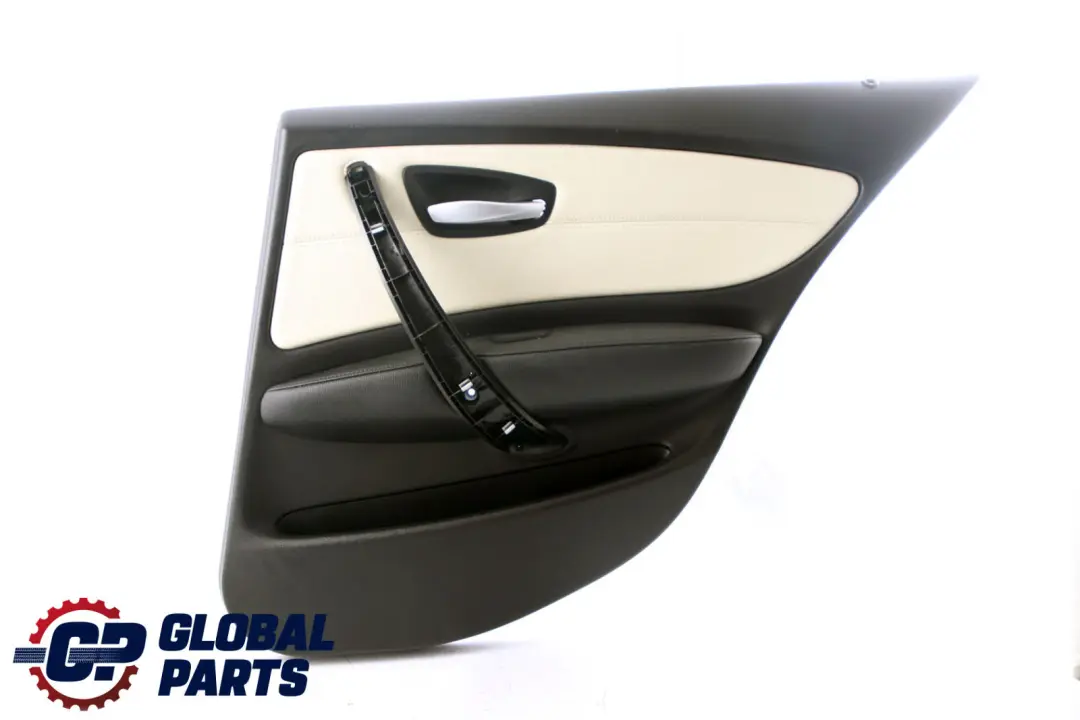 Right O/S Door Card Lining Panel Leather Lemon to BMW 1 Series E87 LCI Rear with Part number 9121218 BMW 1 Series E87 LCI Rear Right O/S Door Card Lining Panel Leather Lemon - SKU 9121218 - Part number 9121218