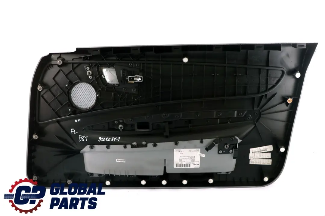 Door Lining Card Cloth Front Left N/S Elektra Alaska Grey to BMW 1 Series E81 1 with Part number 9121231 BMW 1 Series E81 1 Door Lining Card Cloth Front Left N/S Elektra Alaska Grey - SKU 9121231-1 - Part number 9121231