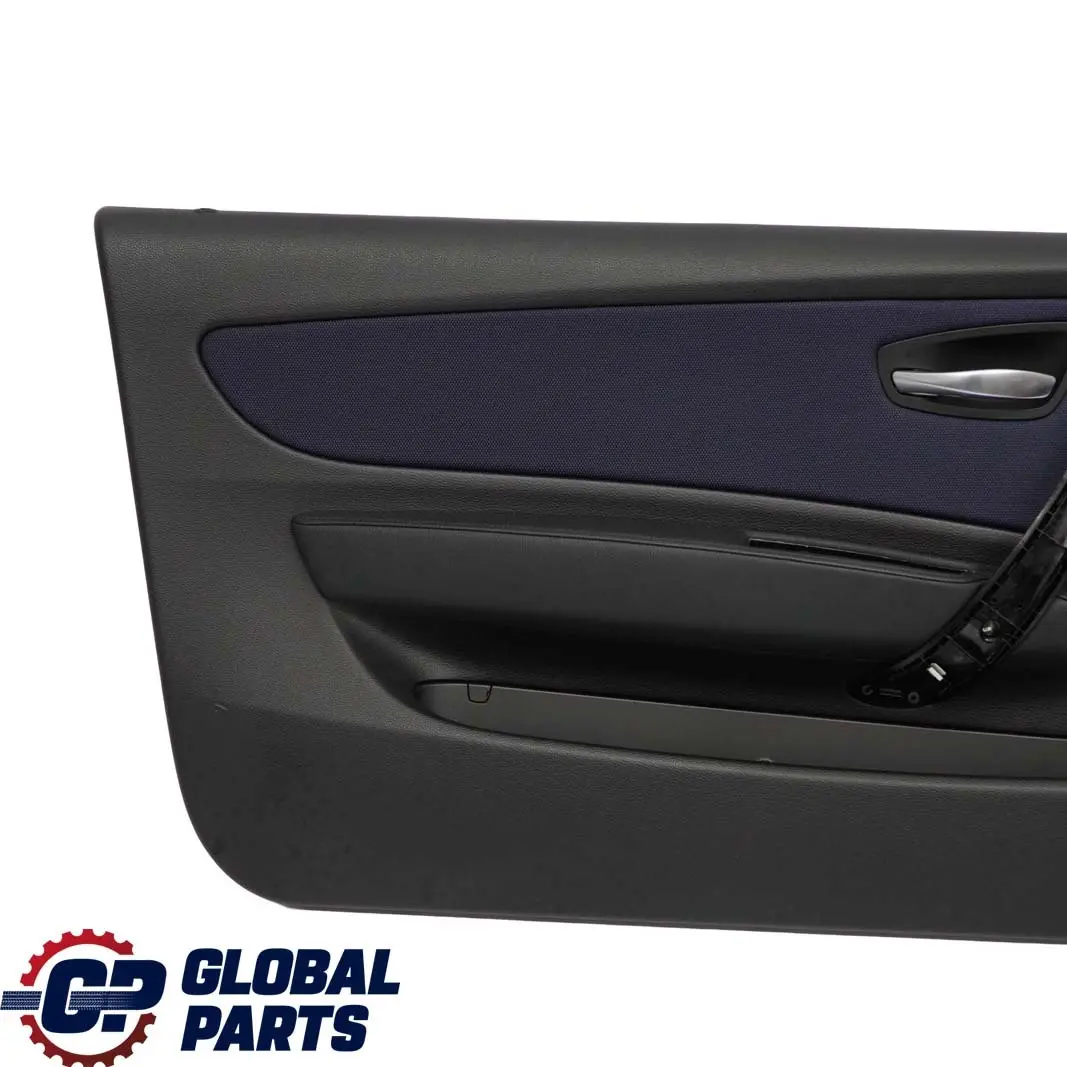 BMW 1 er E81 E82 Türverkleidung Vorne Links Stoff Network Monacoblau - SKU 9121235 - Teilenummer 9121235